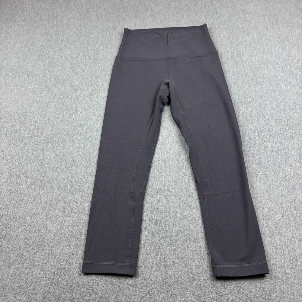 Lululemon Women Leggings 4 Gray Align‎ Crop Athletic Yoga Workout Gym Active 22"